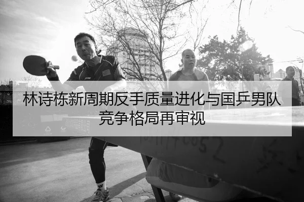 林诗栋新周期反手质量进化与国乒男队竞争格局再审视